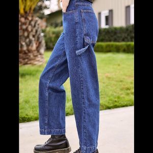 John Galt California Denim Utility Cargo Pants